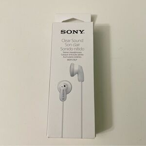 Sony MDR-E9LP Stereo In-Ear Headphones White 47.25 Inch Cable